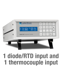 325 temperature controller - 1 diode/RTD input and 1 thermocouple input