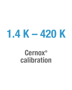 Cernox calibration, 1.4 K - 420 K
