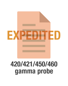 EXPEDITED - Gamma probe for 420/421/450/460 recalibration with certificate