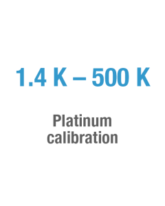 Platinum calibration, 1.4 K - 500 K
