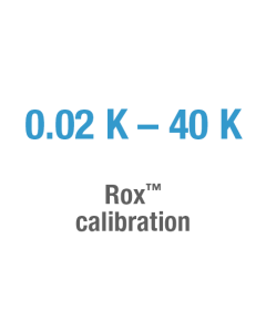 Rox calibration, 0.02 K - 40 K