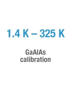 GaAlAs diode calibration, 1.4 K - 325 K