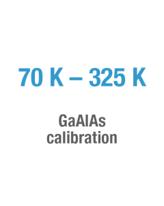 GaAlAs diode calibration, 70 K - 325 K