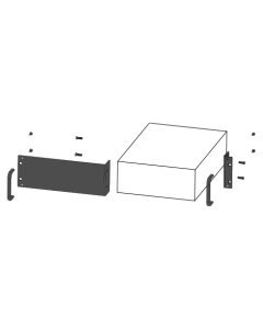 Rack mount kit - single half-rack instrument