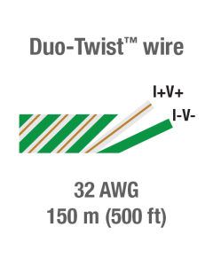 Duo-Twist wire, 32 AWG, 150 m (500 ft)
