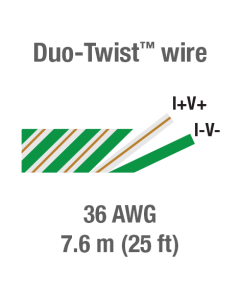 Duo-Twist wire, 36 AWG, 7.6 m (25 ft)