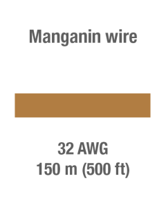 Manganin wire, 32 AWG, 150 m (500 ft)