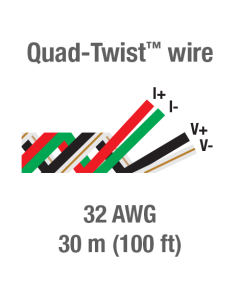 Quad-Twist wire, 32 AWG, 30 m (100 ft)