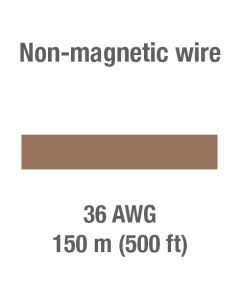 Non-magnetic wire, 36 AWG, 150 m (500 ft)